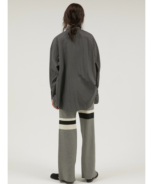 LA PEAU DE GEM(ラポドゥジェム)の「【LA PEAU DE GEM】multi border knit pants/マルチボーダーニットパンツ(その他パンツ・レディース・ブラック/ブラウン・MEDIUM/SMALL)」の12枚目の写真