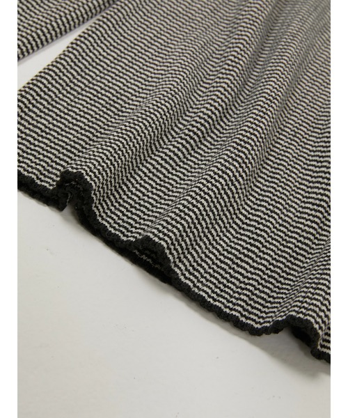 LA PEAU DE GEM(ラポドゥジェム)の「【LA PEAU DE GEM】multi border knit pants/マルチボーダーニットパンツ(その他パンツ・レディース・ブラック/ブラウン・MEDIUM/SMALL)」の16枚目の写真