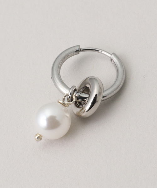 JUSTINE CLENQUET(ジュスティーヌクランケ)の「【JUSTINE CLENQUET/ジャスティーヌ クランケ】 PALMER EARRINGS SET:ピアス(両耳)(ピアス(両耳用)・レディース・シルバー・FREE)」の2枚目の写真