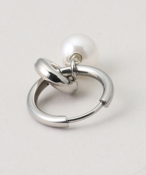 JUSTINE CLENQUET(ジュスティーヌクランケ)の「【JUSTINE CLENQUET/ジャスティーヌ クランケ】 PALMER EARRINGS SET:ピアス(両耳)(ピアス(両耳用)・レディース・シルバー・FREE)」の7枚目の写真