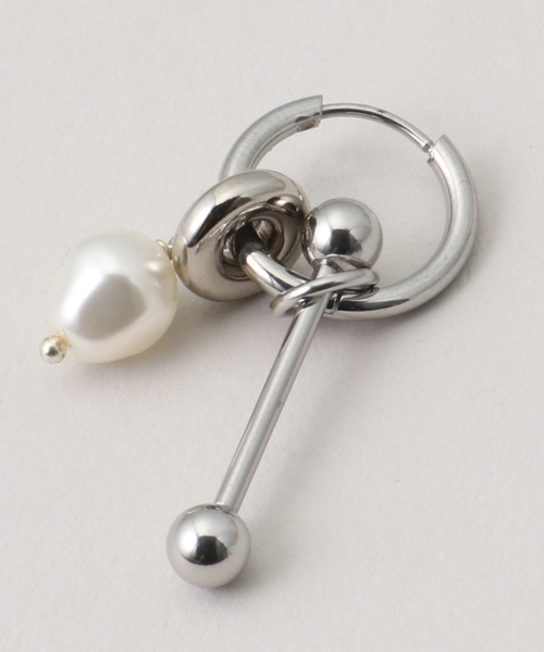 JUSTINE CLENQUET(ジュスティーヌクランケ)の「【JUSTINE CLENQUET/ジャスティーヌ クランケ】 PALMER EARRINGS SET:ピアス(両耳)(ピアス(両耳用)・レディース・シルバー・FREE)」の12枚目の写真