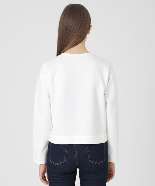 BLUE LABEL CRESTBRIDGE(ブルーレーベルクレストブリッジ)の「ダンボールカーディガン(カーディガン/ボレロ・レディース・ブラウン/ブラック/ホワイト・40/38)」の7枚目の写真