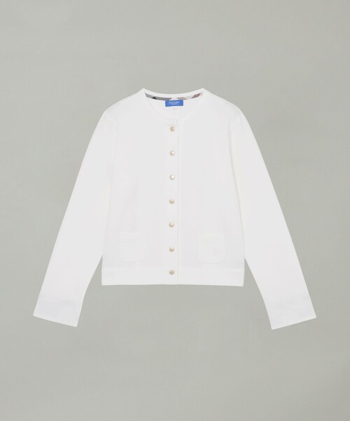 BLUE LABEL CRESTBRIDGE(ブルーレーベルクレストブリッジ)の「ダンボールカーディガン(カーディガン/ボレロ・レディース・ブラウン/ブラック/ホワイト・40/38)」の9枚目の写真