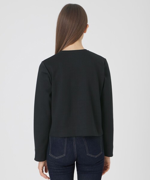 BLUE LABEL CRESTBRIDGE(ブルーレーベルクレストブリッジ)の「ダンボールカーディガン(カーディガン/ボレロ・レディース・ブラウン/ブラック/ホワイト・40/38)」の13枚目の写真