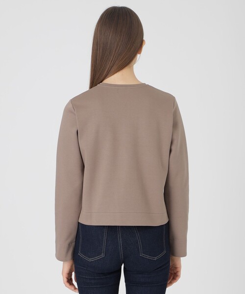 BLUE LABEL CRESTBRIDGE(ブルーレーベルクレストブリッジ)の「ダンボールカーディガン(カーディガン/ボレロ・レディース・ブラウン/ブラック/ホワイト・40/38)」の19枚目の写真