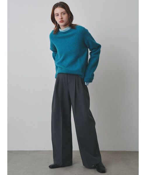 ELENDEEK(エレンディーク)の「タックコクーンワイドパンツ(その他パンツ・レディース・グレー/ブラック・2/1)」の3枚目の写真