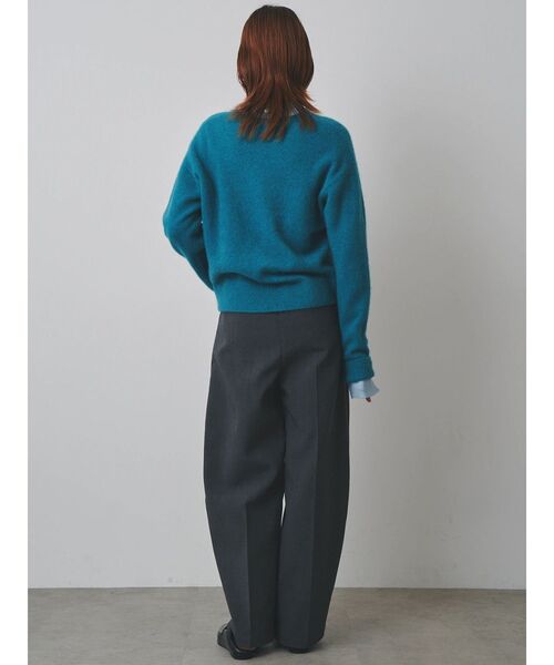 ELENDEEK(エレンディーク)の「タックコクーンワイドパンツ(その他パンツ・レディース・グレー/ブラック・2/1)」の21枚目の写真