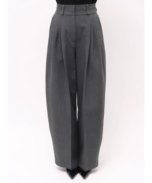 ELENDEEK(エレンディーク)の「タックコクーンワイドパンツ(その他パンツ・レディース・グレー/ブラック・2/1)」の22枚目の写真