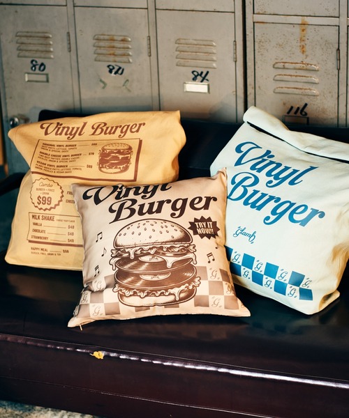 glamb(グラム)の「Vinyl Burger Bag / ヴァイナルバーガーバッグ(エコバッグ/サブバッグ・メンズ・ベージュ/ミント・FREE)」の16枚目の写真