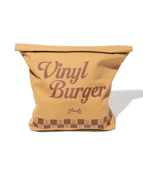 glamb(グラム)の「Vinyl Burger Bag / ヴァイナルバーガーバッグ(エコバッグ/サブバッグ・メンズ・ベージュ/ミント・FREE)」の19枚目の写真