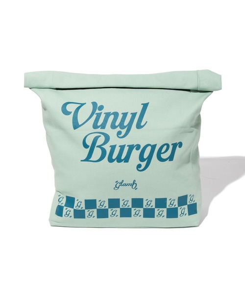 glamb(グラム)の「Vinyl Burger Bag / ヴァイナルバーガーバッグ(エコバッグ/サブバッグ・メンズ・ベージュ/ミント・FREE)」の21枚目の写真