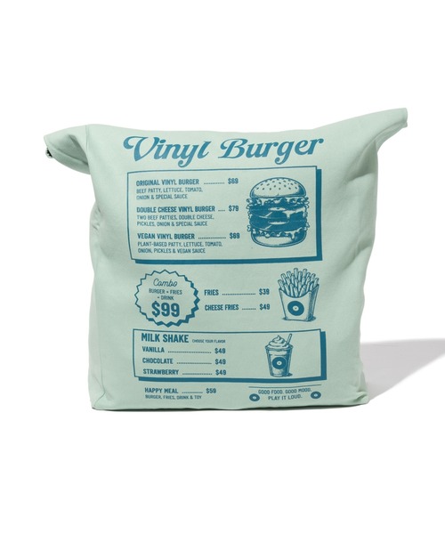 glamb(グラム)の「Vinyl Burger Bag / ヴァイナルバーガーバッグ(エコバッグ/サブバッグ・メンズ・ベージュ/ミント・FREE)」の22枚目の写真