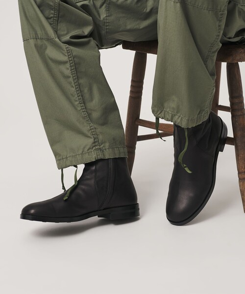 BEAUTY&YOUTH UNITED ARROWS(ビューティーアンドユースユナイテッドアローズ)の「ラム ジッパー ブーツ(ブーツ・メンズ・ブラック・10)」の2枚目の写真