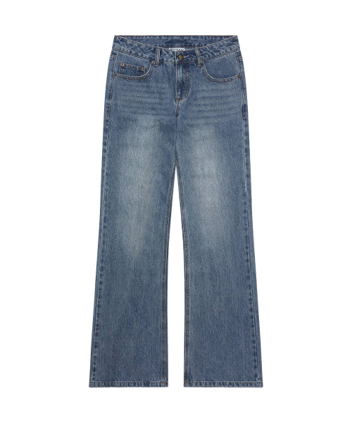 REEMNIK（リームニック）の「RIVETTE VEIN BOOTCUT DENIM PANTS [MID BLUE]（デニムパンツ・レディース・ブルー・MEDIUM/SMALL/LARGE）」の3枚目の写真