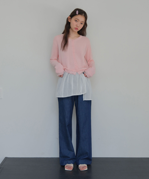 MOUI（モウイ）の「Layered wrap skirt set (O/WHITE)（スカート・レディース・その他・FREE）」の4枚目の写真