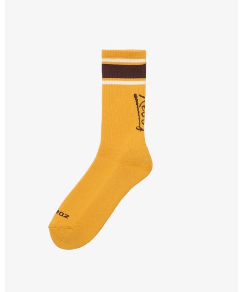 KEBOZ(ケボズ)の「ICON LINE SOCKS(ソックス/靴下・メンズ・ミント/ブラック/イエロー/ブラウン/ホワイト・FREE)」の5枚目の写真