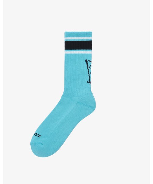 KEBOZ(ケボズ)の「ICON LINE SOCKS(ソックス/靴下・メンズ・ミント/ブラック/イエロー/ブラウン/ホワイト・FREE)」の4枚目の写真