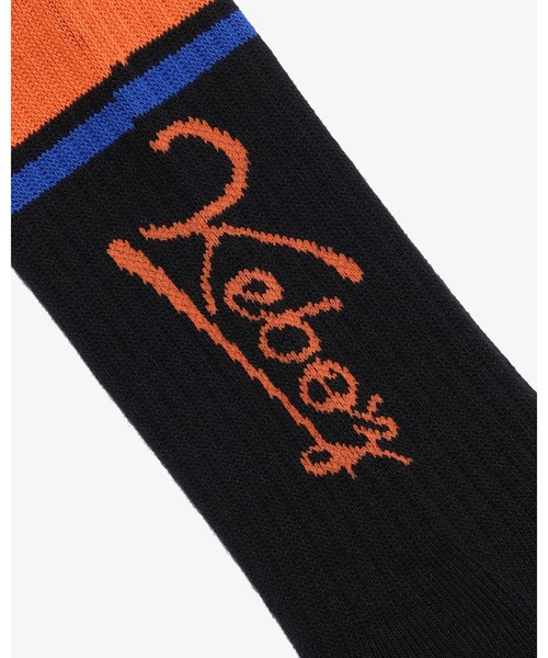 KEBOZ(ケボズ)の「ICON LINE SOCKS(ソックス/靴下・メンズ・ミント/ブラック/イエロー/ブラウン/ホワイト・FREE)」の7枚目の写真