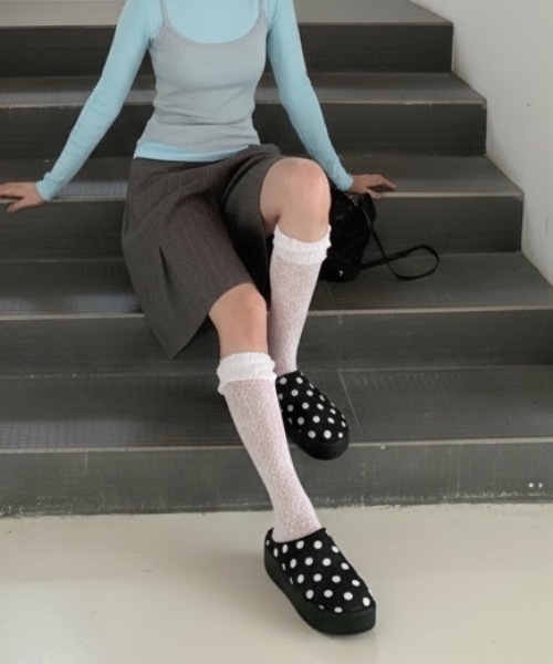 SUBU(スブ)の「SUBU / Platform / DOTS / WINTER SANDAL / スブ / ウィンターサンダル(サンダル・レディース・ドット・2/4/1/0/00/3)」の2枚目の写真