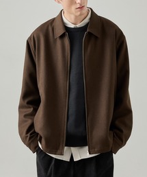 EASENCE（イーズエンス）の「【EASENCE】＜DAILY REFINEDシリーズ＞ウーリッシュツイル ショート ジップブルゾン / イージーケア・UVカット（ブルゾン）」