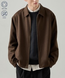 EASENCE（イーズエンス）の「【EASENCE】＜DAILY REFINEDシリーズ＞ウーリッシュツイル ショート ジップブルゾン / イージーケア・UVカット（ブルゾン）」