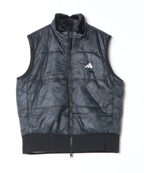 adidas(アディダス)の「リバーシブル フリース フルジップベスト【adidas Golf/アディダスゴルフ】(ダウンベスト・レディース・ブラック・SMALL/X-SMALL/XX-LARGE/LARGE/MEDIUM/X-LARGE)」の7枚目の写真
