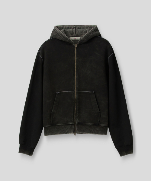 MMIC(エムエムアイシー)の「SHADE LAYER ZIP-UP HOODIE (BLACK)(パーカー・メンズ・その他・MEDIUM/LARGE)」の1枚目の写真