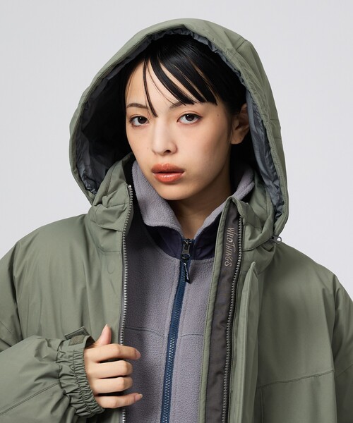 WILD THINGS(ワイルドシングス)の「【WILDTHINGS / ワイルドシングス】eVent HIGH GRADE MONSTER PARKA/ モンスターパーカー/ WT26113SK(ダウンジャケット/コート・メンズ・ブラック/セージグリーン・M/L)」の8枚目の写真