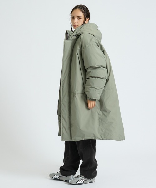 WILD THINGS(ワイルドシングス)の「【WILDTHINGS / ワイルドシングス】eVent HIGH GRADE MONSTER PARKA/ モンスターパーカー/ WT26113SK(ダウンジャケット/コート・メンズ・ブラック/セージグリーン・M/L)」の6枚目の写真