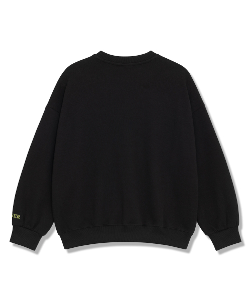 PIANER KIDS(ピアネールキッズ)の「ブークル刺繍オーバーサイズスウェット(ブラック)(スウェット・レディース・ブラック・L(140-150cm)/XL(150-160㎝)/S(120-130cm)/M(130-140cm))」の10枚目の写真