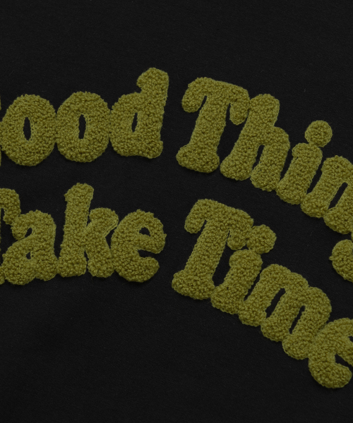 PIANER KIDS(ピアネールキッズ)の「ブークル刺繍オーバーサイズスウェット(ブラック)(スウェット・レディース・ブラック・L(140-150cm)/XL(150-160㎝)/S(120-130cm)/M(130-140cm))」の12枚目の写真