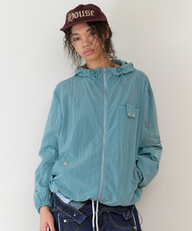 RIBSTOP SHEER WINDBREAKER BLUE