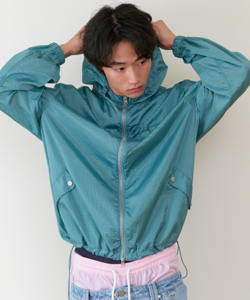 THEVINYLHOUSE(ザバイニルハウス)の「RIBSTOP SHEER WINDBREAKER BLUE(ナイロンジャケット・メンズ・その他・SMALL/MEDIUM/LARGE)」の6枚目の写真