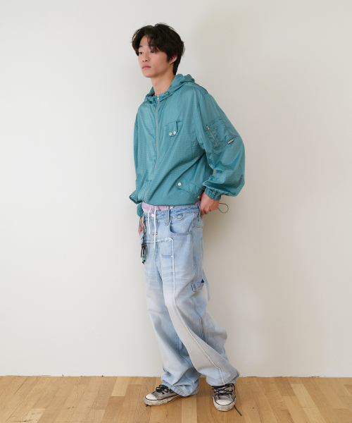THEVINYLHOUSE(ザバイニルハウス)の「RIBSTOP SHEER WINDBREAKER BLUE(ナイロンジャケット・メンズ・その他・SMALL/MEDIUM/LARGE)」の13枚目の写真