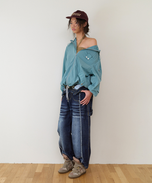 THEVINYLHOUSE(ザバイニルハウス)の「RIBSTOP SHEER WINDBREAKER BLUE(ナイロンジャケット・メンズ・その他・SMALL/MEDIUM/LARGE)」の14枚目の写真