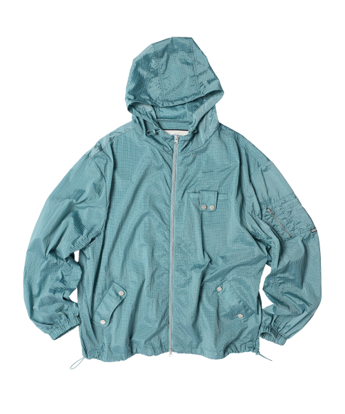 THEVINYLHOUSE(ザバイニルハウス)の「RIBSTOP SHEER WINDBREAKER BLUE(ナイロンジャケット・メンズ・その他・SMALL/MEDIUM/LARGE)」の18枚目の写真