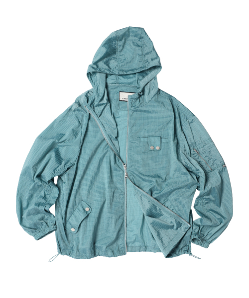 THEVINYLHOUSE(ザバイニルハウス)の「RIBSTOP SHEER WINDBREAKER BLUE(ナイロンジャケット・メンズ・その他・SMALL/MEDIUM/LARGE)」の19枚目の写真