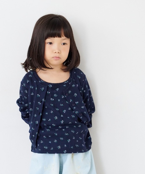 LOWRYS FARM（ローリーズファーム）の「パターンメッシュ２ＰＬＳ  1057781（Tシャツ/カットソー・キッズ・アイボリー/グレー/ネイビー・110cm/120cm/130cm/140cm/150cm）」の8枚目の写真