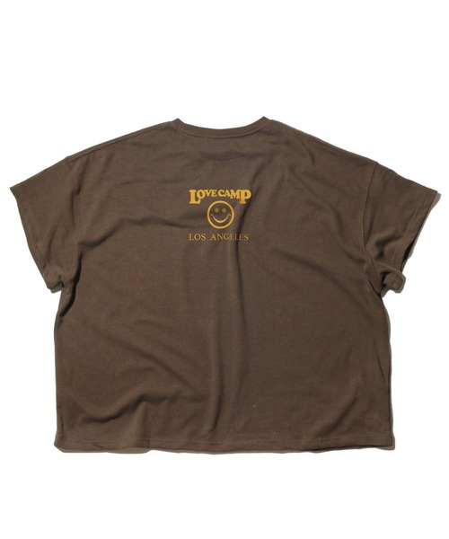 NATAL DESIGN（ネイタルデザイン）の「A LOVE MOVEMENT × NATAL DESIGN NOUNAI TEE（Tシャツ/カットソー・メンズ・ブラウン/ライトグリーン・LARGE/MEDIUM/X-LARGE）」の3枚目の写真