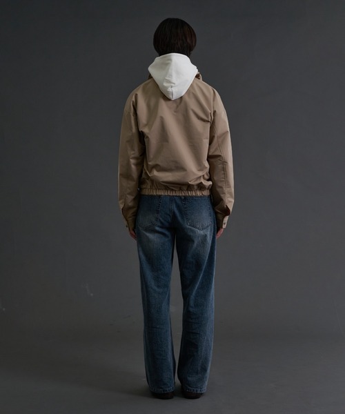 sedacle（セダクル）の「High Neck Blouson／ハイネック ブルゾン（ブルゾン・メンズ・ダークブラウン/ベージュ・SMALL/MEDIUM/LARGE）」の20枚目の写真