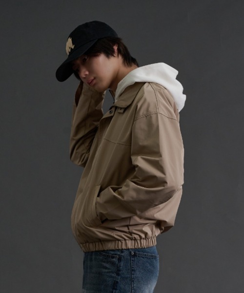 sedacle（セダクル）の「High Neck Blouson／ハイネック ブルゾン（ブルゾン・メンズ・ダークブラウン/ベージュ・SMALL/MEDIUM/LARGE）」の19枚目の写真