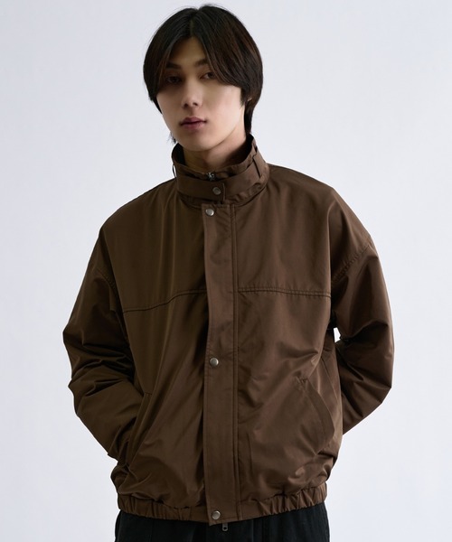 sedacle（セダクル）の「High Neck Blouson／ハイネック ブルゾン（ブルゾン・メンズ・ダークブラウン/ベージュ・SMALL/MEDIUM/LARGE）」の8枚目の写真