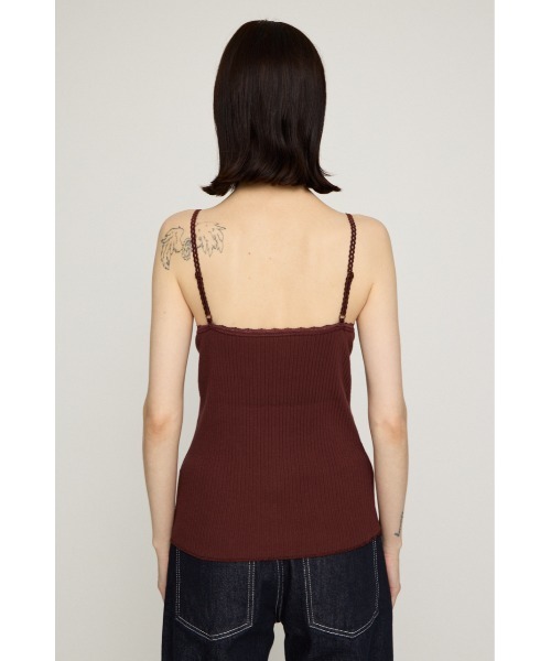 SLY(スライ)の「LACE DOCKING CAMI TOPS レースドッキングキャミトップス 秋服(キャミソール・レディース・バーガンディー/ブラック/ブラウン・FREE)」の22枚目の写真