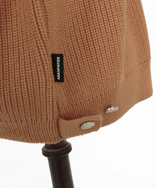 ADAM PATEK(アダムパテック)の「mj12013-rough knitfabric work jkt ニットブルゾン(AP2621014)(ブルゾン・メンズ・ダークグレー/キャメル・1/2)」の22枚目の写真