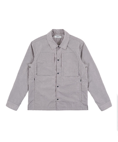GREIIGE(グレイジ)の「ニキビパッチポケット クリーズ ルーズフィットシャツ (ラベンダーグレー)(シャツ/ブラウス・メンズ・その他・FREE)」の2枚目の写真