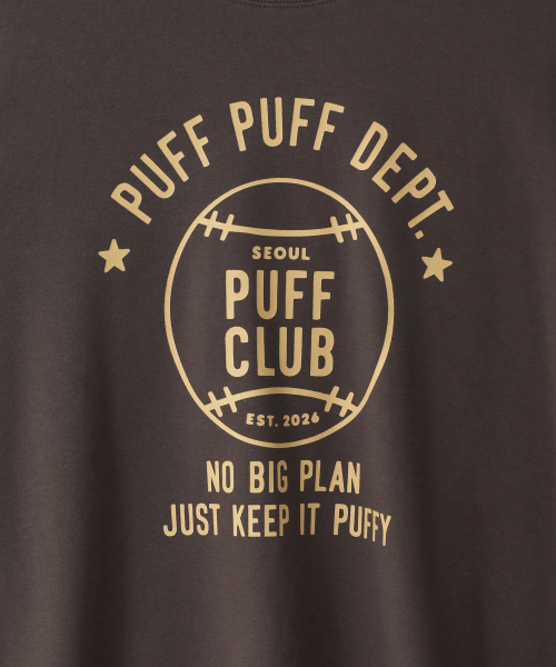 PUFF PUFF DEPT(パフパフ・デプト)の「BASEBALL スウェットシャツ ブラウン(スウェット・レディース・その他・LARGE/MEDIUM/X-LARGE)」の4枚目の写真