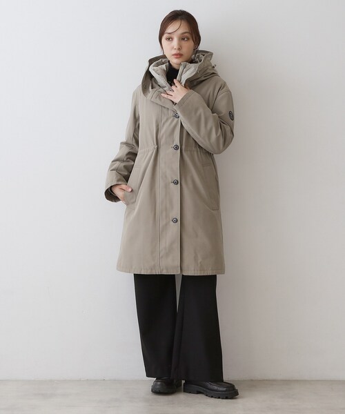 DRESSTERIOR(ドレステリア)の「3WAYダウンコート(ダウンジャケット/コート・レディース・ブラック/ベージュ・34/36/38)」の6枚目の写真