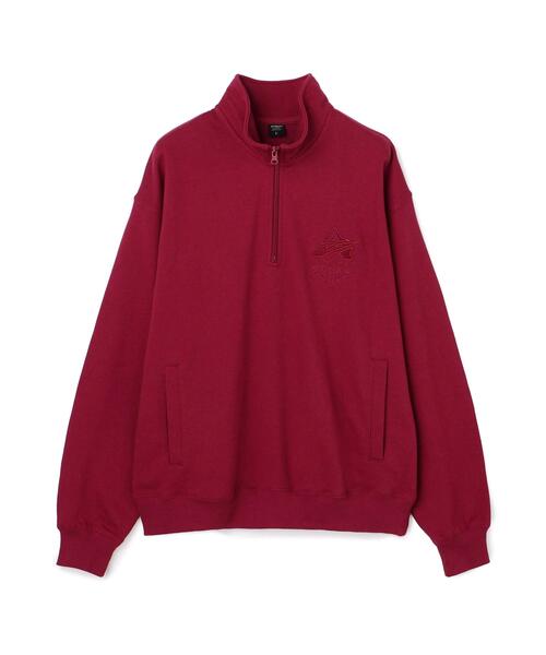 AVIREX(アヴィレックス)の「《WEB&DEPOT限定》VARSITY HALF ZIP SWEAT / バーシティ ハーフジップ スウェット / AVIREX / アヴィレックス(スウェット・メンズ・オリーブ系1/レッド系その他4/ホワイト/ブラック・L/M/2XL/XL/S)」の4枚目の写真