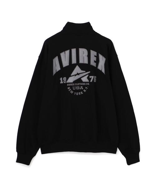 AVIREX(アヴィレックス)の「《WEB&DEPOT限定》VARSITY HALF ZIP SWEAT / バーシティ ハーフジップ スウェット / AVIREX / アヴィレックス(スウェット・メンズ・オリーブ系1/レッド系その他4/ホワイト/ブラック・L/M/2XL/XL/S)」の9枚目の写真