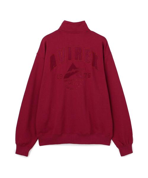 AVIREX(アヴィレックス)の「《WEB&DEPOT限定》VARSITY HALF ZIP SWEAT / バーシティ ハーフジップ スウェット / AVIREX / アヴィレックス(スウェット・メンズ・オリーブ系1/レッド系その他4/ホワイト/ブラック・L/M/2XL/XL/S)」の13枚目の写真